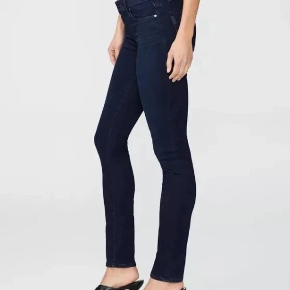 PAIGE Women's Deep Blue Skinny Jeans‎
